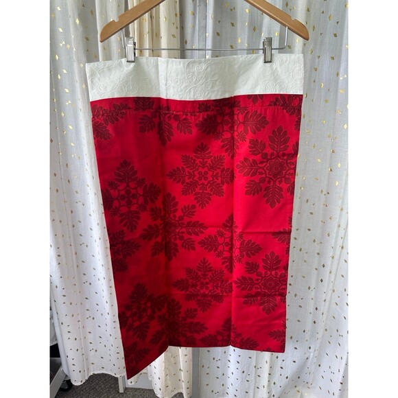 Handcrafted Handmade NWOT Hawaiian Quilt Pattern Embroidered Pillowcase - Picture 3 of 5
